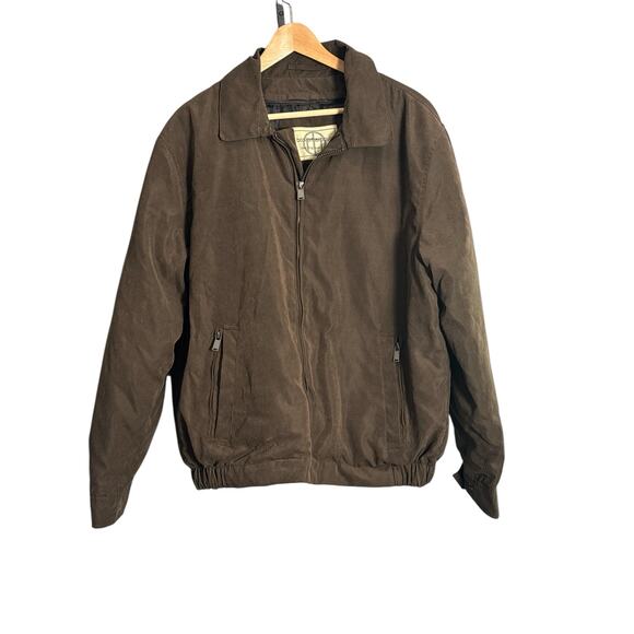 Boston Harbour Brown Bomber Jacket L - Plaid
Lining Full Zip - Picture 1 of 6